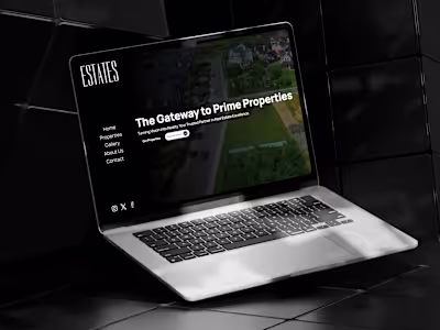 Estates - Modern Real Estate Web Design