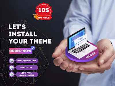 WordPress Theme installation and Basic setup 