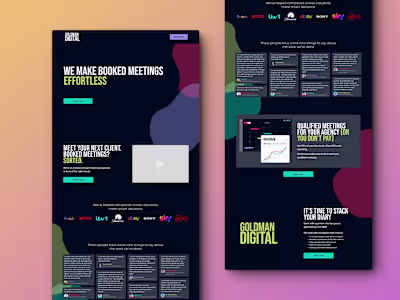 Web Design: Goldman Digital