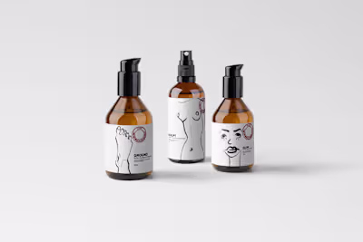 Packaging design for a skincare line
