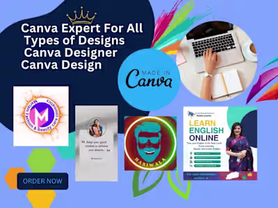 Expert Canva Designer For All Types of Designs