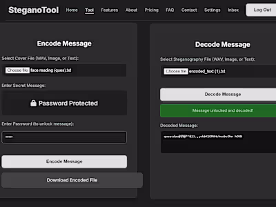 Project Title: SteganoTool

1. Established a