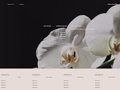 Set Designer - Personal brand website