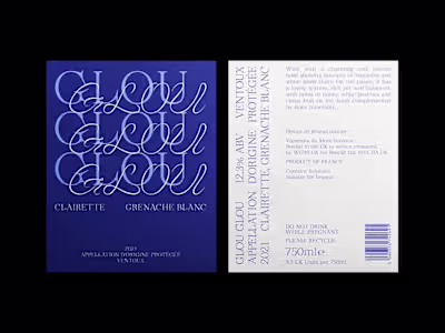 Glou Glou - Wine Labels