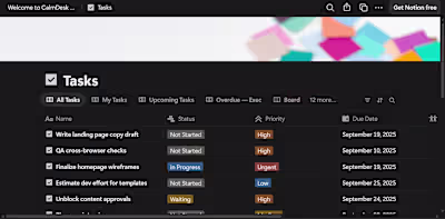 Behind the scenes of a $1K Notion build 👇 Just wrapped a 6-...