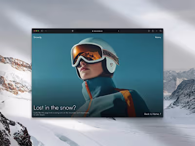 Snowdy – Dynamic Portfolio for Modern Snowboarders