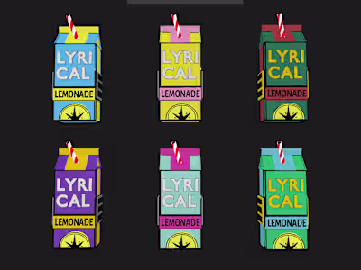 3D Lyrical Lemonade Cartons
