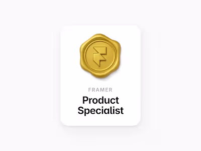 Enterprise Product Specialist at Framer