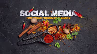 Social Media Marketing For Spices Manufacturing Brand
