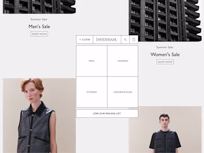 Lavenham Jackets headless ecom site