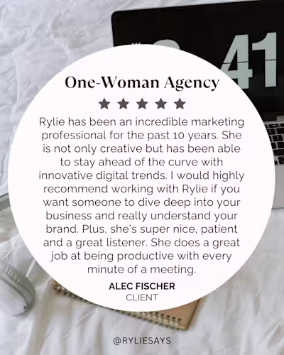 Don't take my word for it, ask my previous clients!