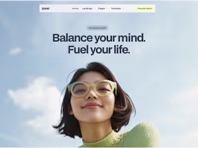 Zuno - Webflow Ecommerce Website Template