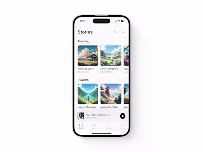 Audio Player Screen Transition