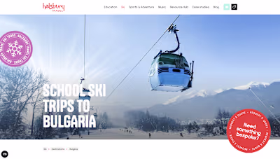 Full-Stack Travel Web Application for Halsbury Travel