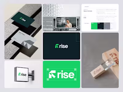 Rise - Fintech Brand Identity & Visual System || Concept Pro...