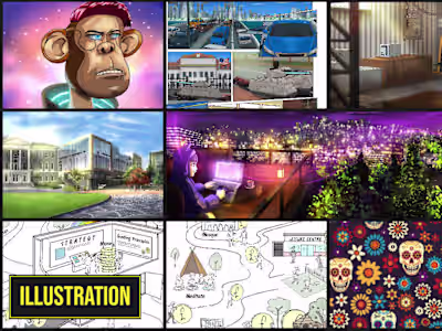 Illustration as a tool for branding and promotion.