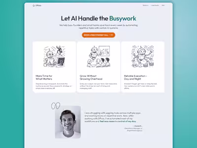 Efficio – Framer Template for AI & SaaS Websites