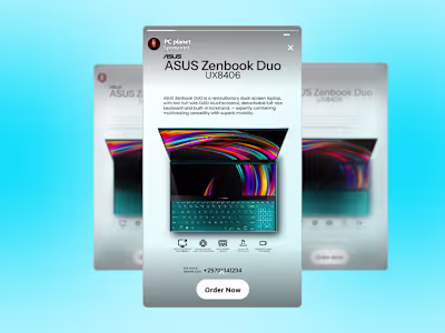 Tech Product Advertising Poster Design
An