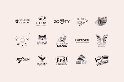 15 LOGOS AND MARKS