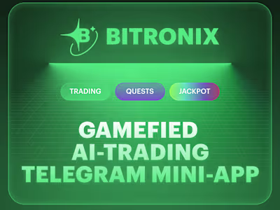 Bitronix - GameFi AI crypto trading mini-app