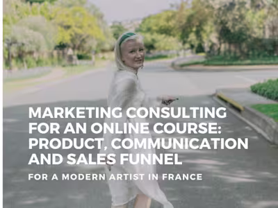 Marketing strategy for an online product launch