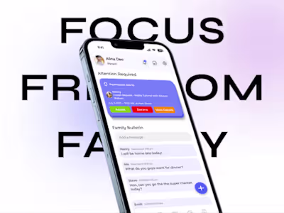 Student Time Manager I UI/UX showcase