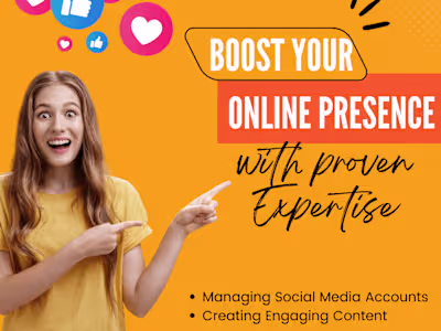 Attractive and engaging posts for social media