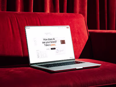 Website for AI Startup Peec AI