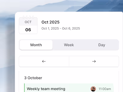Worked on a new calendar planner for a client.
