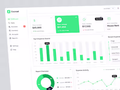 Expense Management SaaS Software Design | Admin Portal