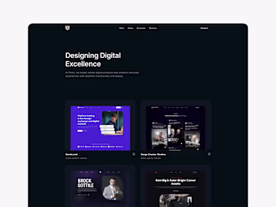 One-Page Website for Studio