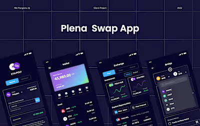 Plena Swap App - Redesign