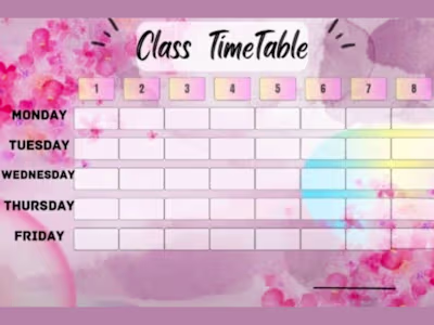 Timetable Design Project