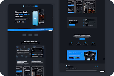 Aurea app - Website
