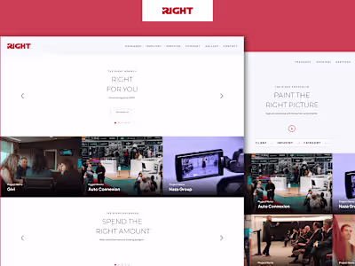 The Right Marketing Agency Website