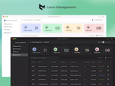 Leave Management| Employee leave request system