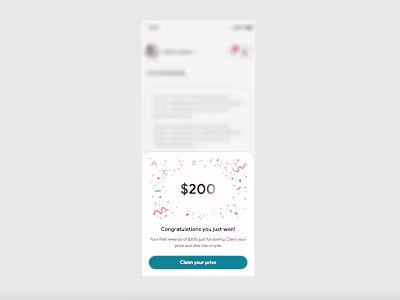Crypto Mobile app design & Prototype Animation