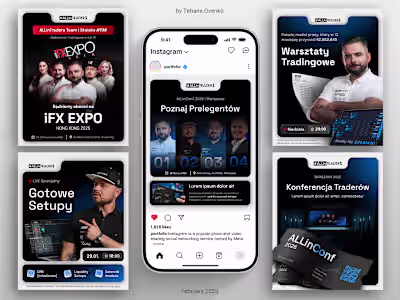 Social Media Designs for ALLinTraders