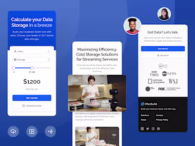 Cold Storage UX/UI & Webflow Design