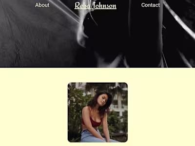 Photographer Portfolio
