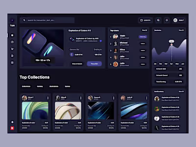 NFT - Auction Dashboard
