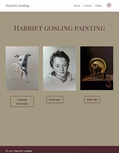 Kajabi Website Showcase for Artist 