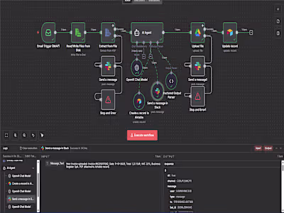 Smart Invoice AI Agent with n8n