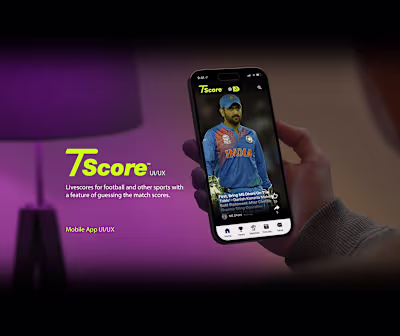 Sports Livescores App ✦ UI/UX Design