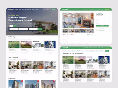 Agency 21 Real Estate Website Design