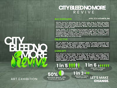 City Bleed No More: Revive — Social Impact Exhibition Brandi...