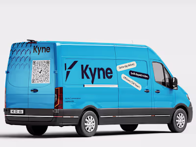 Brand Identity Design for Kyne (Logistics & Delivery)