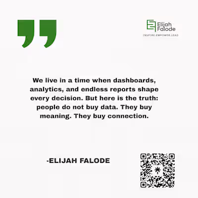 "We live in a time when dashboards, analytics, and endless r...