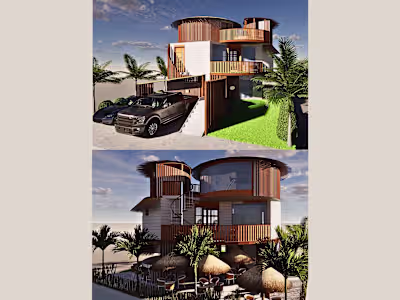 Beachfront Residential Cafe