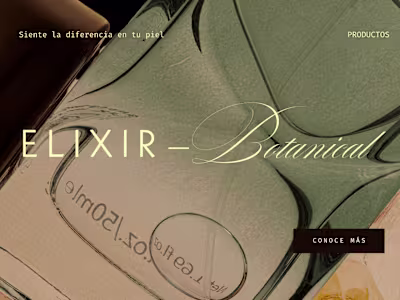 ELIXIR-Botanical Short Landing Page